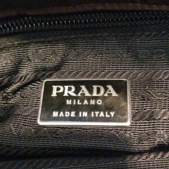 PRADA - Dark Brown Nylon Handbag 156-051025 - Picture 8 of 8